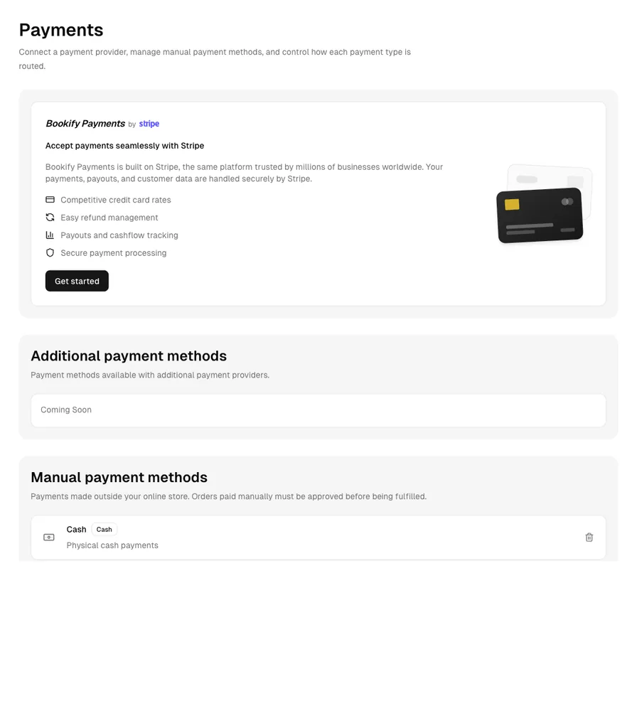 Beauty Salon software showing payments.
